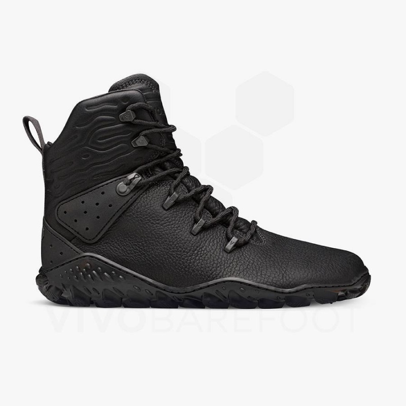 Men's Vivobarefoot Tracker Forest Esc Hiking Shoes Obsidian | NZ032GY