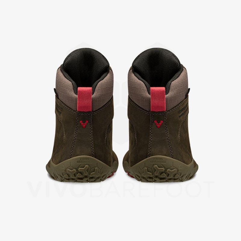 Men's Vivobarefoot Tracker II FG Hiking Shoes Taupe | NZ027LQ