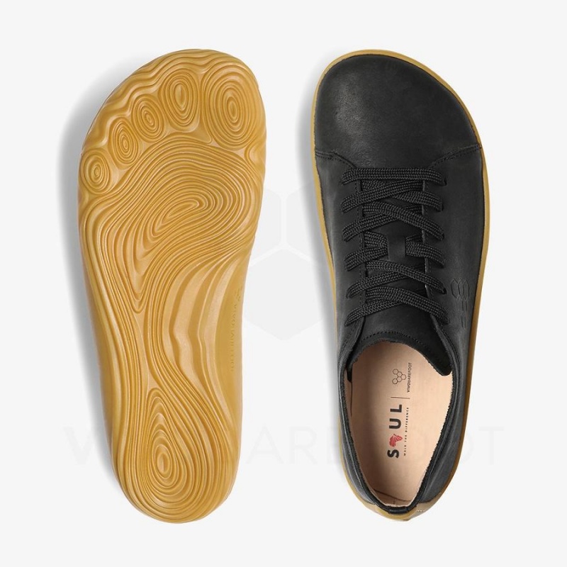 Women's Vivobarefoot Addis Lifestyle Shoes Black | NZ297BA