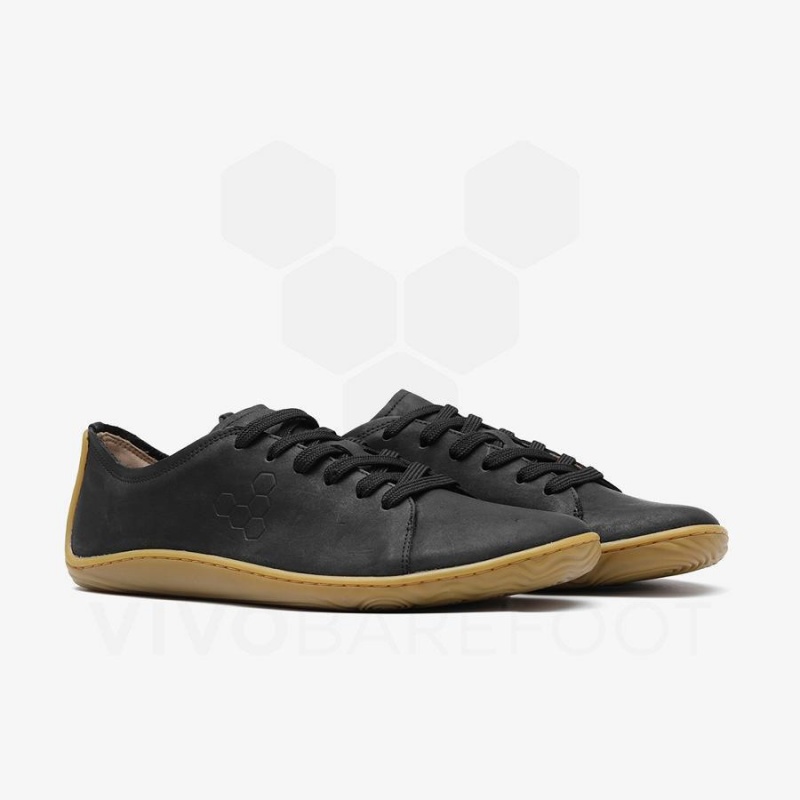 Women's Vivobarefoot Addis Lifestyle Shoes Black | NZ297BA