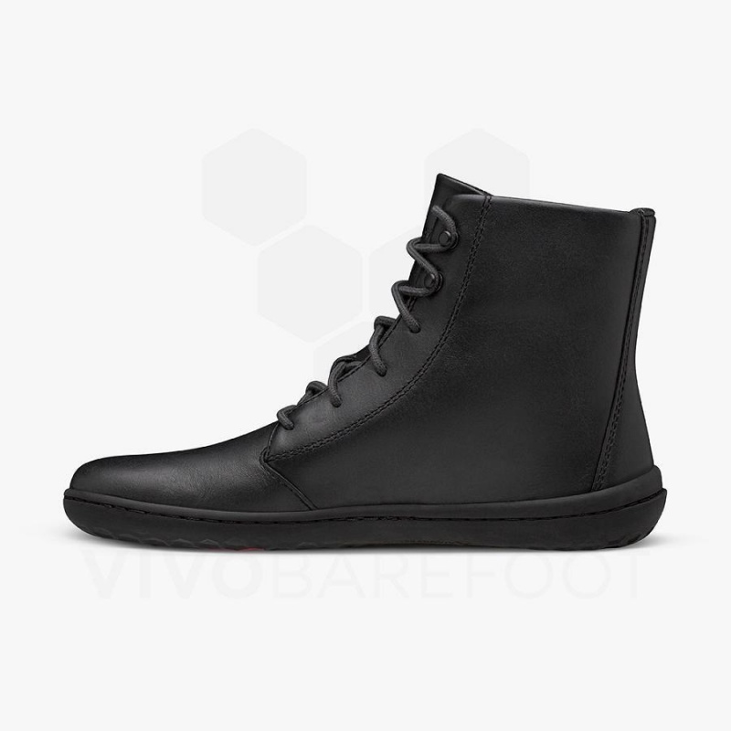 Women's Vivobarefoot Gobi HI IV Lifestyle Shoes Obsidian | NZ321DO