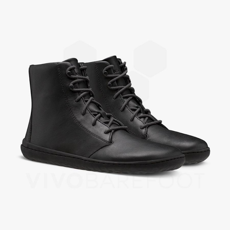 Women's Vivobarefoot Gobi HI IV Lifestyle Shoes Obsidian | NZ321DO