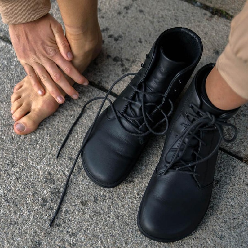Women's Vivobarefoot Gobi HI IV Lifestyle Shoes Obsidian | NZ321DO