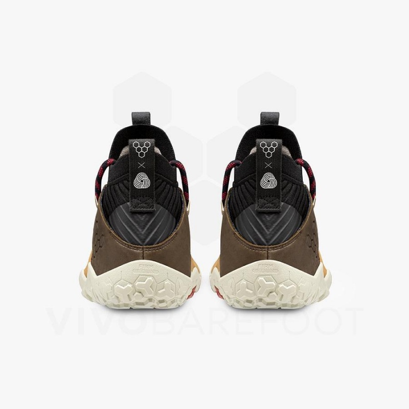 Women's Vivobarefoot Magna FG Hiking Shoes Black / Brown | NZ186IR