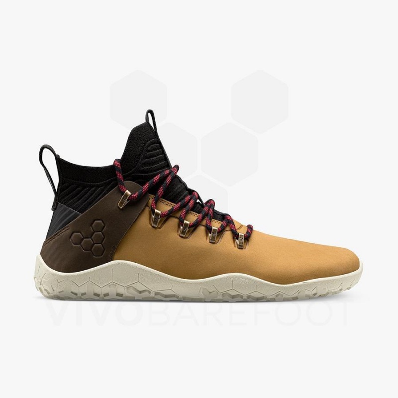 Women's Vivobarefoot Magna FG Hiking Shoes Black / Brown | NZ186IR