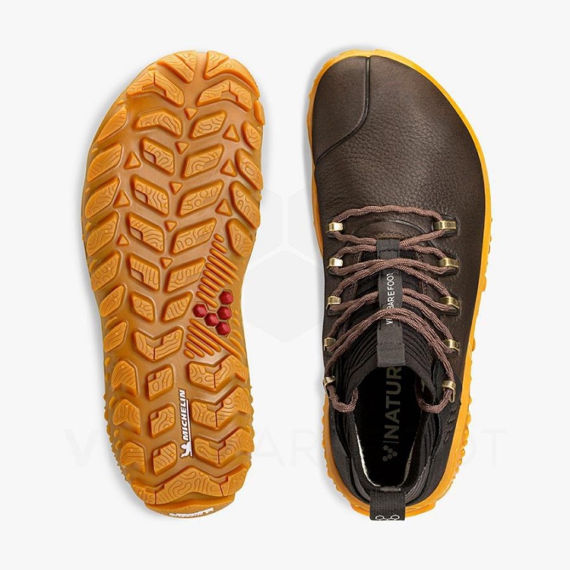 Women's Vivobarefoot Magna Forest Esc Hiking Shoes Coffee | NZ201TL