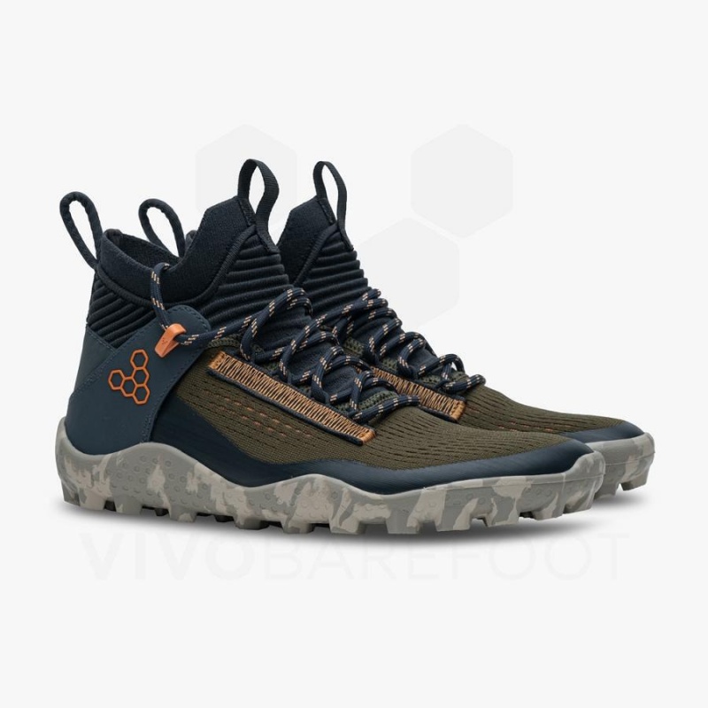 Women's Vivobarefoot Magna Lite SG Trail Running Shoes Green | NZ246AS