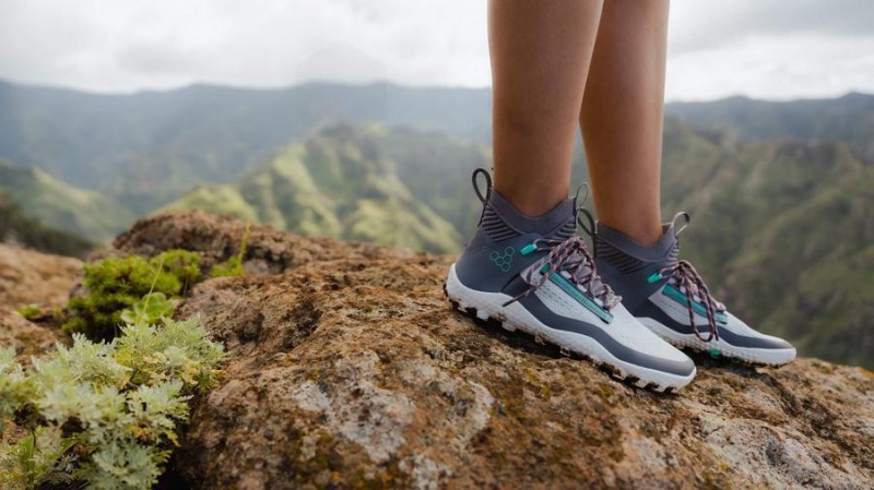 Women's Vivobarefoot Magna Lite SG Trail Running Shoes Green | NZ246AS