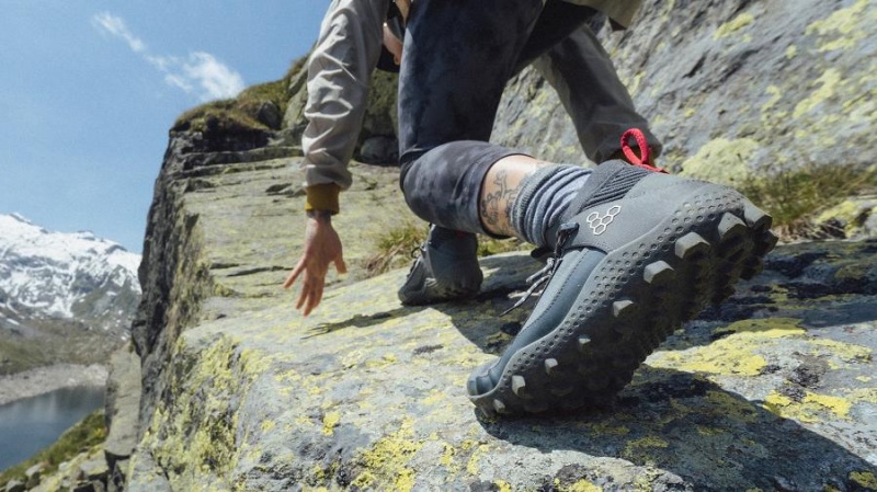 Women's Vivobarefoot Magna Lite WR SG Trail Running Shoes Grey | NZ232OB