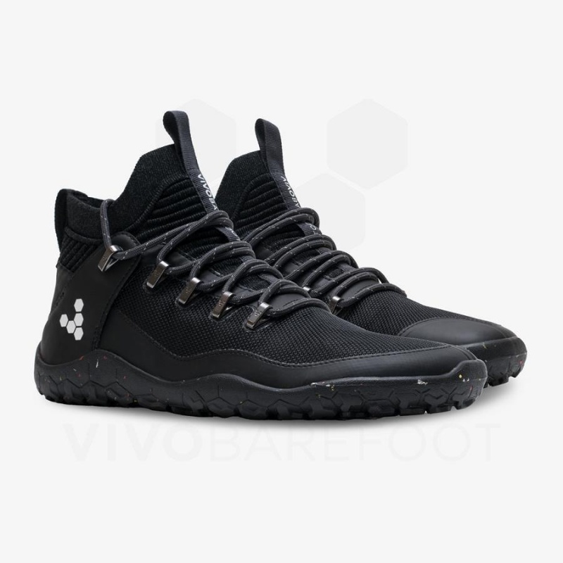 Women's Vivobarefoot Magna Trail II FG Hiking Shoes Obsidian | NZ195ZD