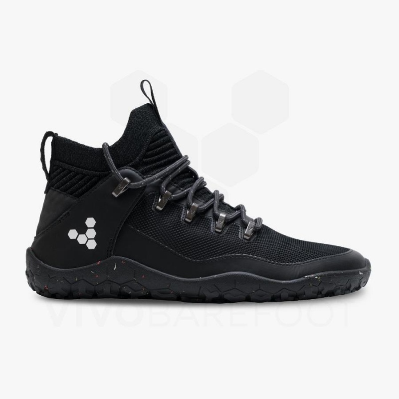 Women's Vivobarefoot Magna Trail II FG Hiking Shoes Obsidian | NZ195ZD