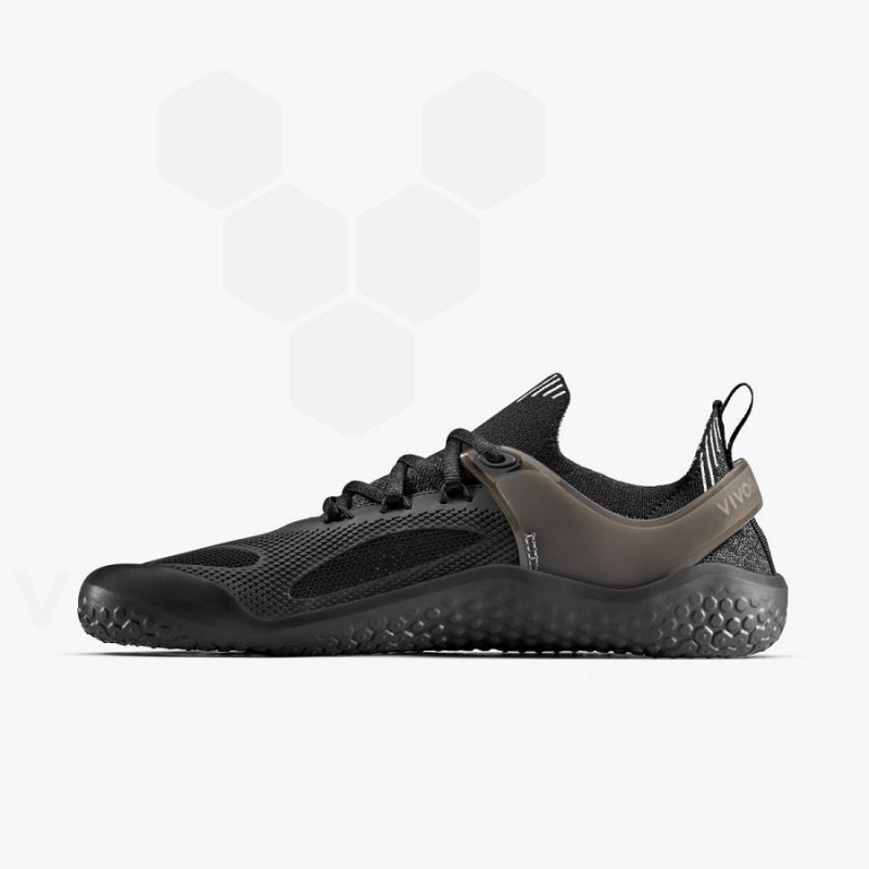 Women's Vivobarefoot Motus Strength Training Shoes Obsidian | NZ253TL