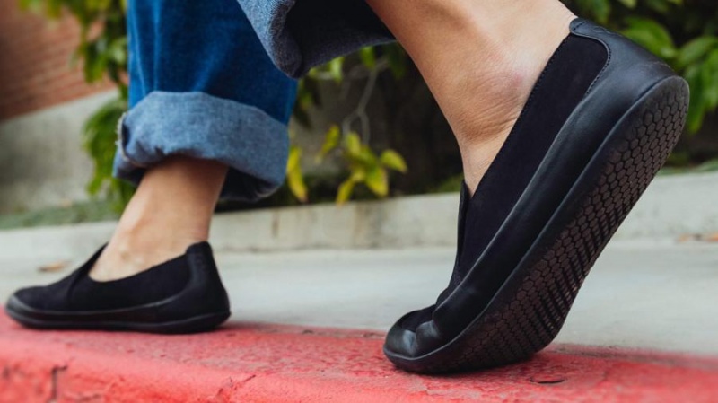 Women's Vivobarefoot Opanka II Lifestyle Shoes Obsidian | NZ288KW