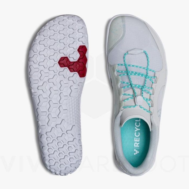 Women's Vivobarefoot Primus Trail II FG Training Shoes Silver | NZ275XG