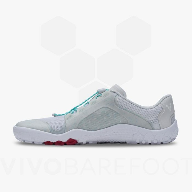 Women's Vivobarefoot Primus Trail II FG Training Shoes Silver | NZ275XG