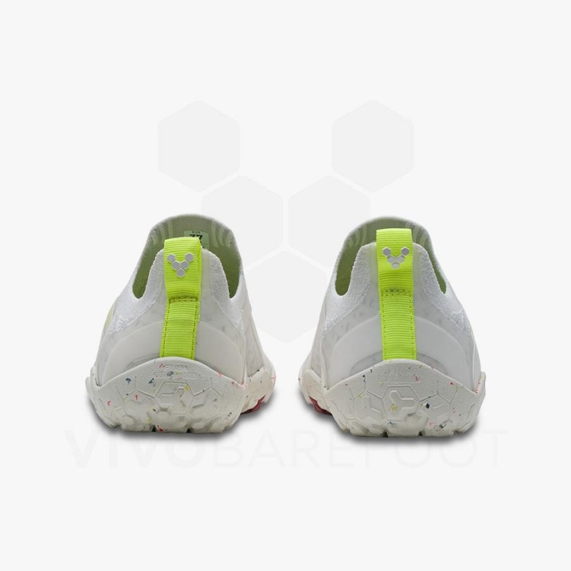 Women's Vivobarefoot Primus Trail Knit FG Trail Running Shoes White | NZ237JE