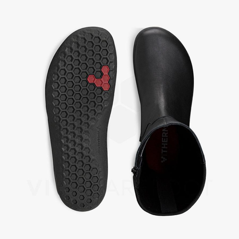 Women's Vivobarefoot Ryder II Lifestyle Shoes Obsidian | NZ323BA