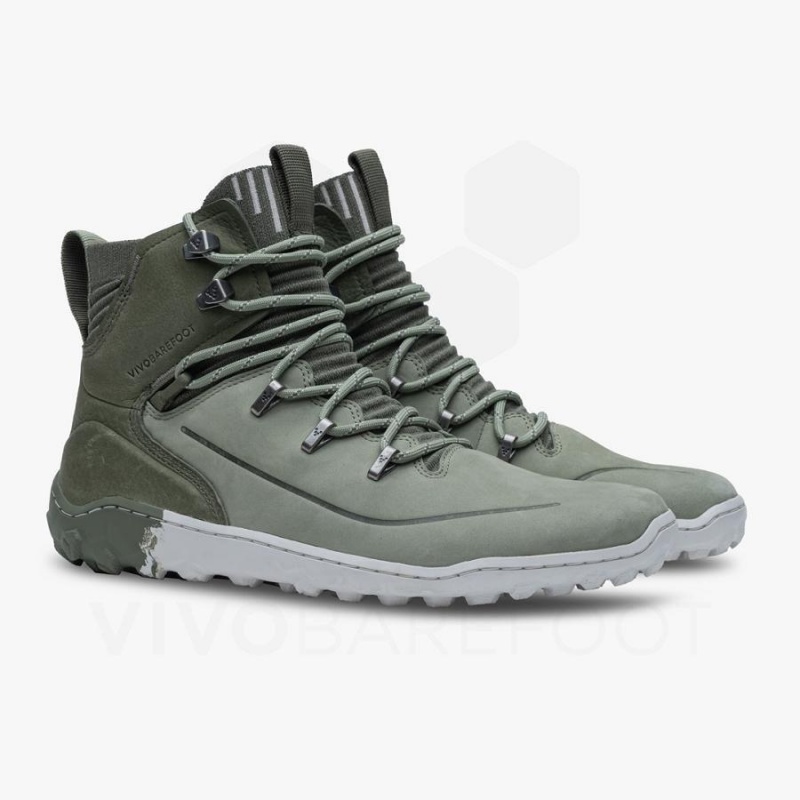 Women's Vivobarefoot Tracker Decon FG2 Hiking Shoes Olive | NZ171XG
