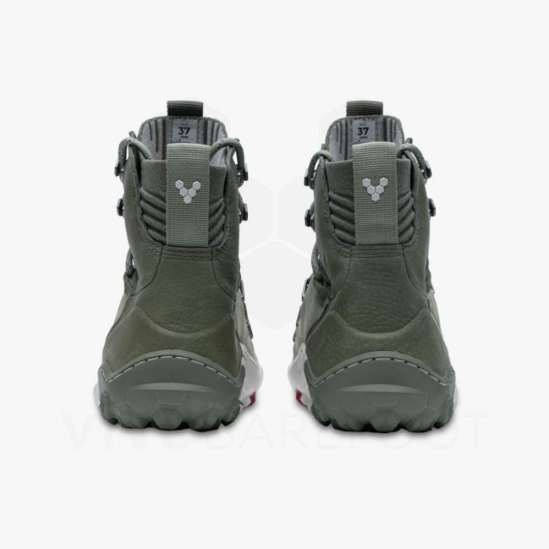 Women's Vivobarefoot Tracker Decon FG2 Hiking Shoes Olive | NZ171XG